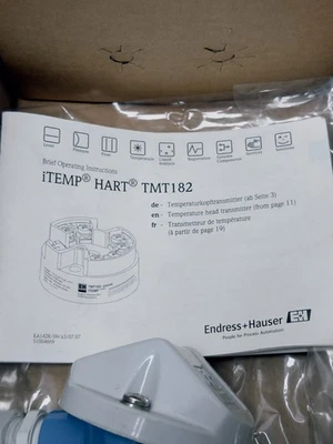 Endress+Hauser TR10-A2A8CDSCH3000 RTD Temperature Sensor with iTEMP HART TMT182 - Image 1 of 4