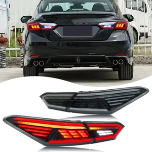 Conjunto de luces traseras LED negras para Toyota Camry 2018-2023 SE LE TRD - Imagen 1 de 5