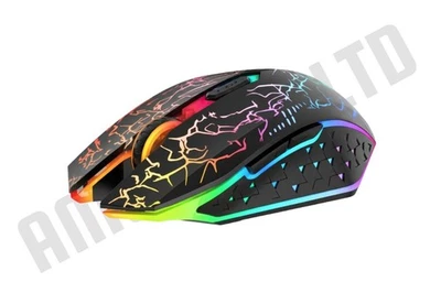 Bluetooth 5.2 Mouse RGB 2.4G Wireless Mouse Dual-Mode Gaming Mouse 6 Buttons - Image 1 of 4