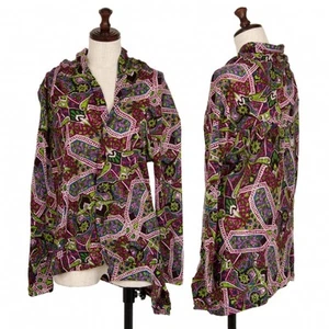 Y's Wool Print Cardigan Size 2(K-112174) - Picture 1 of 12