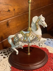 1987 Carousel Magic by Lynne Lupetti Franklin Mint Carousel Porcelain Figurine - Picture 1 of 8