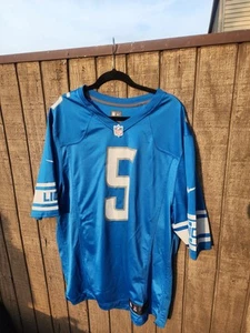 NIKE - DAVID MONTGOMERY, DETROIT LIONS NFL BLAU TRIKOT. XL - Bild 1 von 5