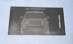 Jeep Liberty Owners Manual, 2002 with case and associated documents, see pics - Bild 1 von 3