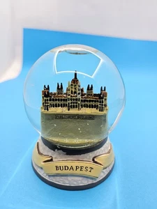Vintage Schneekugel Ungarn Budapest Parlamentsgebäude Europa unbegrenzt Z057 '03 - Bild 1 von 15