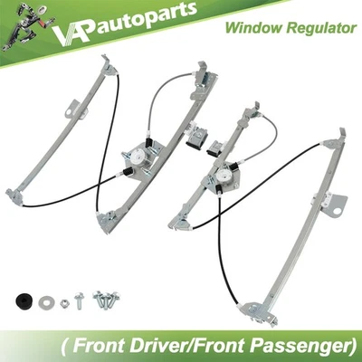 For 07-11 Mercedes-Benz CLS550 Sedan Front Pair Power Window Regulator w/o Motor - Image 1 of 4