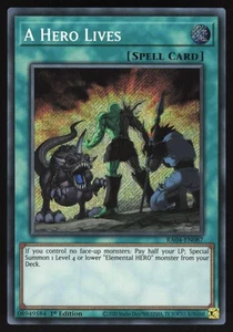 A Hero Lives - RA04-EN087 - Secret Rare - 1st Edition Yugioh - Picture 1 of 1