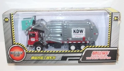 MIB - KDW 1:24 Scale DieCast Model Material Transporter Vehicle Garbage Truck - Image 1 of 4