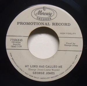 George Jones - My Lord Has Called Me - 1959 Country Gospel Promo 45 - Bild 1 von 2