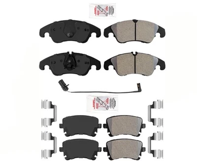 Pastillas de freno de disco semimetálicas delanteras y traseras para Audi S5 2008-2017 Foto 1 de 4