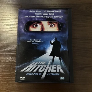 The Hitcher (DVD, 1984) Rutger Hauer OOP Snapcase 80er Horror Thriller HBO - Bild 1 von 4