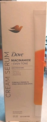 Крем-сыворотка для тела Dove ниацинамид + ровный тон 8 жидких унций — новая - Изображение 1 из 4