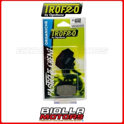43015400 PASTIGLIE FRENO POSTERIORI TROFEO GILERA RUNNER VX 200 2007 ORGANICA - Immagine 1 di 4