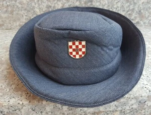 CRO ARMY, HOS Paramilitary unit 1990s. hat cap badge USTASHA, NDH ! - Picture 1 of 5
