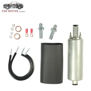 New Universal High Flow & Pressure External Inline 255LPH Fuel Pump GSL392 Set - Picture 1 of 10