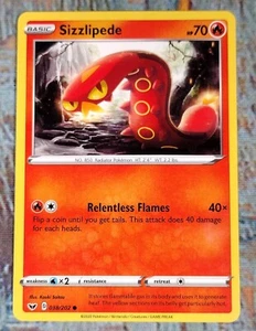Sizzlipede 038/202 Common Swords & Shields 2020 Basic Pokémon - Bild 1 von 4