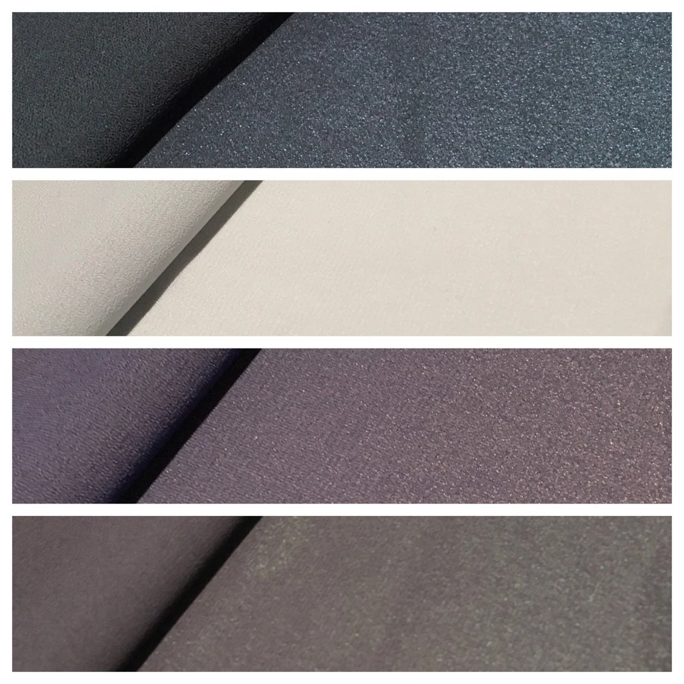 MIDTEX Unifarbener Amazonas Krepp Georgette Chiffon Stoff 44" MJ787 Mtex