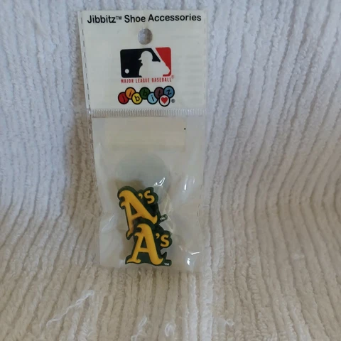 Oakland A's SHOE CHARMS FITS CROCS MLB JIBBITZ CHARM Cover