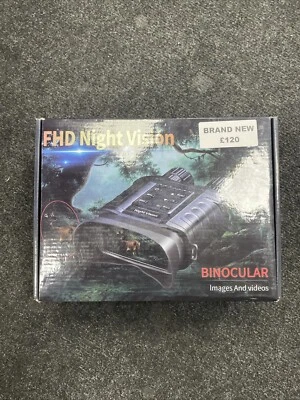 Brand New Sealed FHD Night Vision Binocular / Takes Images And Videos - Image 1 of 3