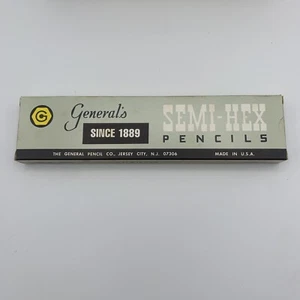 Vintage General’s Semi-Hex Carbo-Weld Pencils 498 No 2 2/4 Firm USA 12ct NOS - Picture 1 of 9