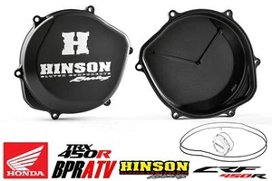 Hinson Racing Black Billet Clutch Cover & Gasket O-ring Honda TRX450R TRX 450ER - Picture 1 of 19