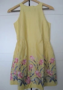 GAP KIDS: GIRLS’ YELLOW FLORAL DRESS XL – REGULAR - Picture 1 of 8