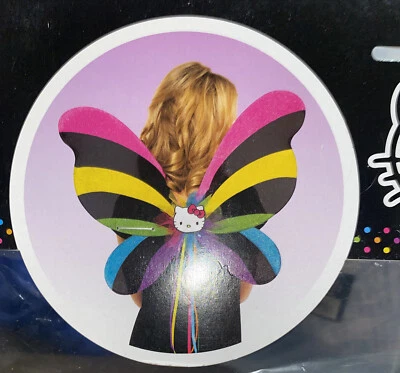 Disfraz Alas Negro Lentejuelas Arco Iris Brillo Alas Hello Kitty Disfraz Alas Foto 1 de 2