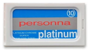 10 St Personna Platinum Double Edge Rasierklingen für Rasierhobel made in Israel