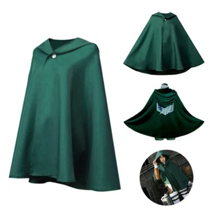Attack On Titan Cloak Cosplay Shingeki No Kyojin Survey Corp Hoodie Cape Costume - Picture 1 of 6