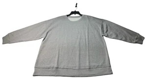 Ideology Sweater Womens Plus Size 2X Gray Long Sleeve New - Picture 1 of 7