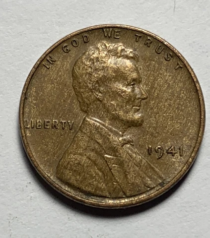 1941-P Woody - Woodgrain - Improper Alloy Error Lincoln Cent Wheat Penny -#152 Cover