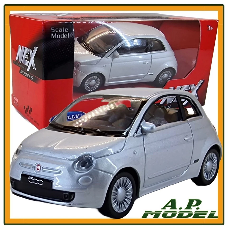 auto modellino 1:43 fiat 500 della welly nex modellini di cinquecento - Immagine 1 di 4