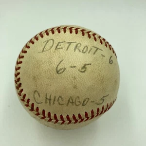 Mickey Lolich Signed Career Win No. 126 Final Out Game Used Baseball Beckett COA - Picture 1 of 6
