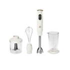 2-Speed Immersion Blender with Chopper & Measuring Cup, White Icing