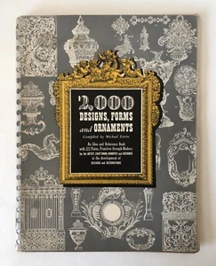 Vintage 1947 Designs Formen & Ornamente Künstler Handwerk Schriften Nachschlagewerk Estrin - Bild 1 von 18