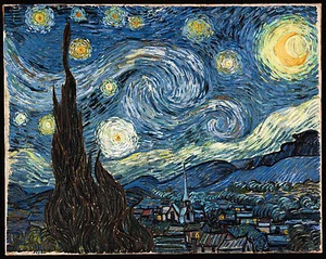 Vincent van Gogh The Starry Night 1889 QUALITY - 17" x 22" Fine Art Print -00239 - Picture 1 of 1