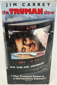 New The Truman Show VHS Movie Video Jim Carrey Ed Harris Laura Linney Trueman - Picture 1 of 3