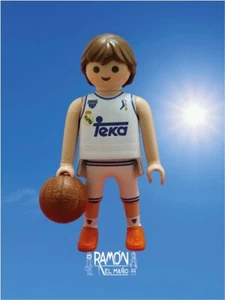 Playmobil Personalizado Arvydas Sabonis Real Madrid Teka Custom Figura ACB - Imagen 1 de 5