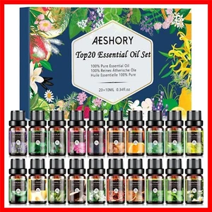 Elegant Gift Set of 20 Aromatherapy Oils - Natural Stress Relief Collection - Picture 1 of 15