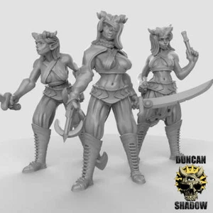 Tiefling Feminine Rogues | Duncan Shadow | Compatible with Dungeons & Dragons an - Picture 1 of 7