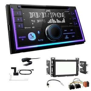 JVC 2-DIN MP3 Autoradio Bluetooth DAB+ für Chevrolet Equinox 2005-2006 schwarz - Bild 1 von 6