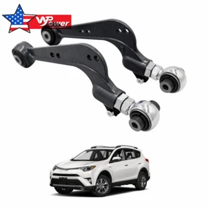 2 Adjustable Rear Alignment Camber Arms Kit For Toyota RAV4 06-18 Lexus NX 15-20 - Picture 1 of 4