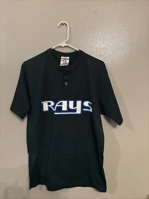 Vintage Tampa Bay Devil Rays MLB Baseball T Shirt Majestic Size Medium - Image 1 of 4
