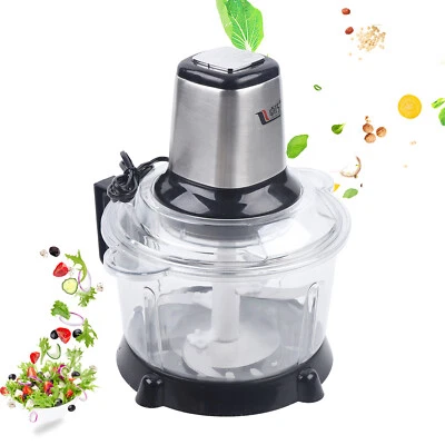 5 Litre Stainless Steel Electric Chopper Multi Food Processor Meat Grinder Kling - Image 1 of 4