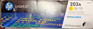 HP 203A Original Yellow LaserJet Toner Cartridge CF542A Genuine New Page Yield - Photo 1/2