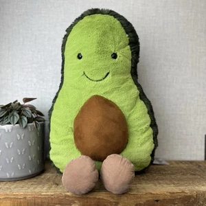 Jellycat Enorme Aguacate Divertido - Enorme Aguacate Juguete Suave Gorro Peluche Retirado 18” - Imagen 1 de 8