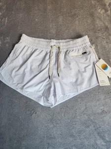 Pantaloncini donna Vuori Clementine 2.0 bianchi nuovi con etichetta taglia large - Foto 1 di 14
