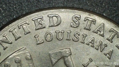 2004 D Jefferson Nickel Misaligned Die. Buy & get a free coin. - Image 1 of 3