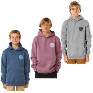 Rip Curl Kids Wetsuit Icon Hooded Pullover Sweatshirt Hoody Hoodie - Picture 1 of 29