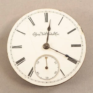 Elgin 18 Size Key Wind Taschenuhrwerk - RC2392 - Bild 1 von 2