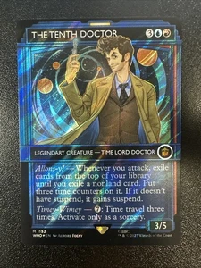The Tenth Doctor (Showcase) (Surge Foil) Universes Beyond: Doctor Who Foil NM JL - Picture 1 of 2